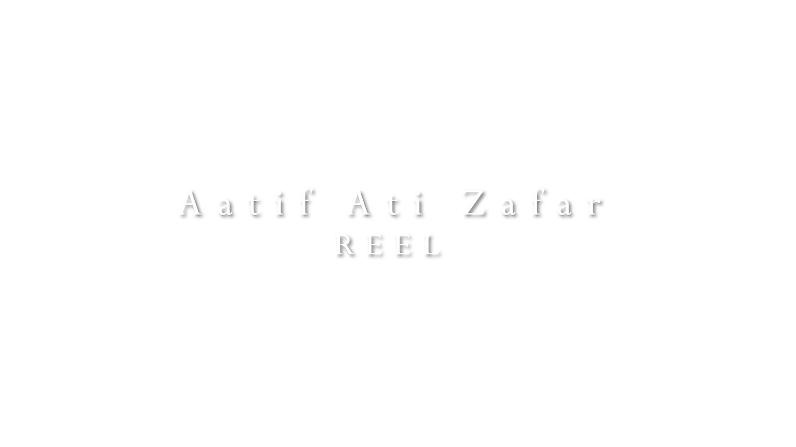 Aatif Ati Zafar Reel 2019